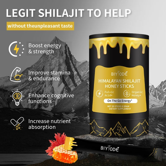 Xilaizhi Shilajit Honey Sticks – Natural Energy & Vitality Boost