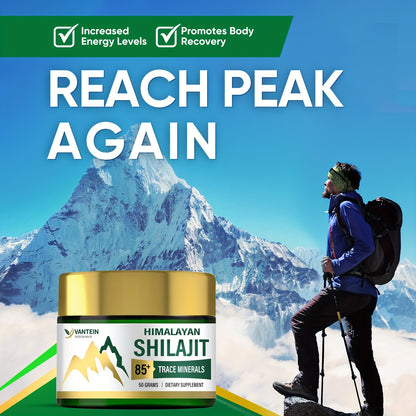 Pure Himalayan Shilajit Resin – 85+ Trace Minerals & Fulvic Acid for Energy & Wellness