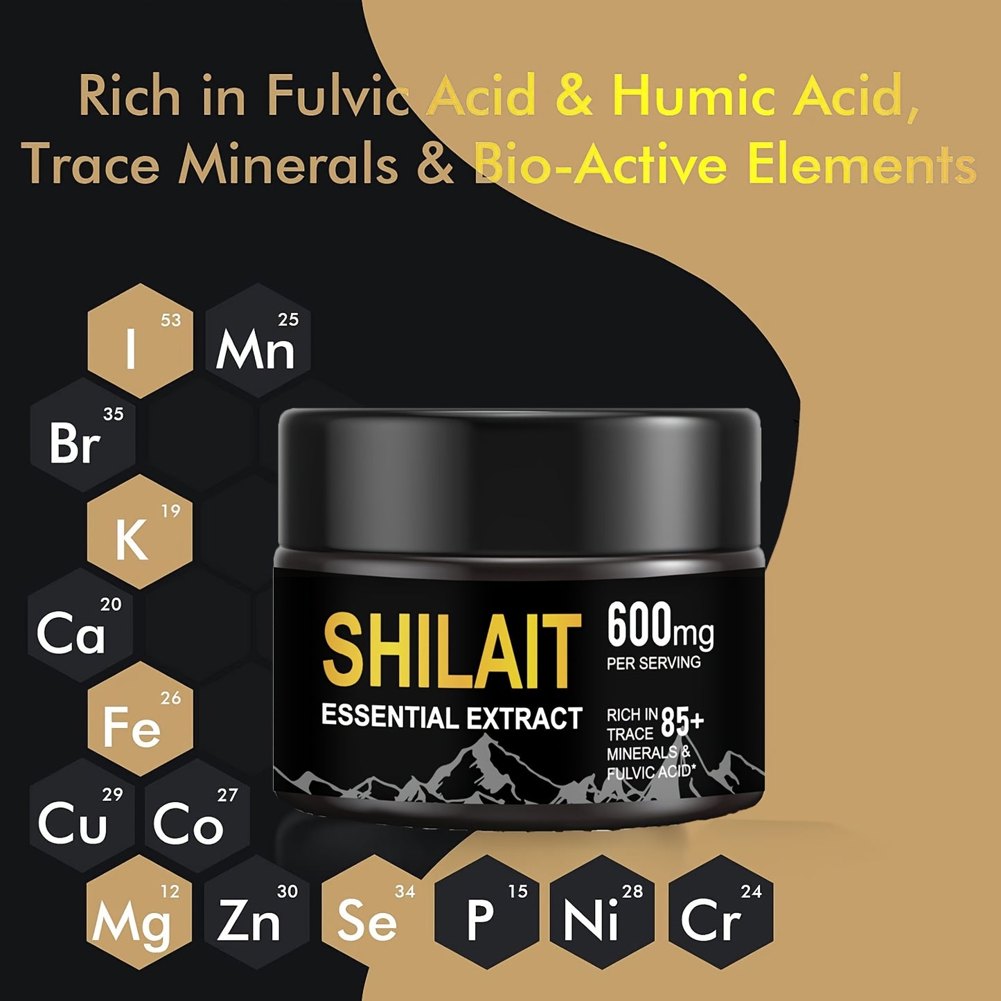 Shilajit Pure Resin – 100% Natural Energy & Vitality Booster | 85+ Trace Minerals & Fulvic Acid | Gift Pack (3 x 1.76oz) for Men & Women