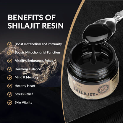 ROLI&ROLA Premium Shilajit Resin - 50g | Pure Himalayan Energy & Wellness Supplement