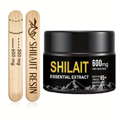 Shilajit Pure Resin – 100% Natural Energy & Vitality Booster | 85+ Trace Minerals & Fulvic Acid | Gift Pack (3 x 1.76oz) for Men & Women