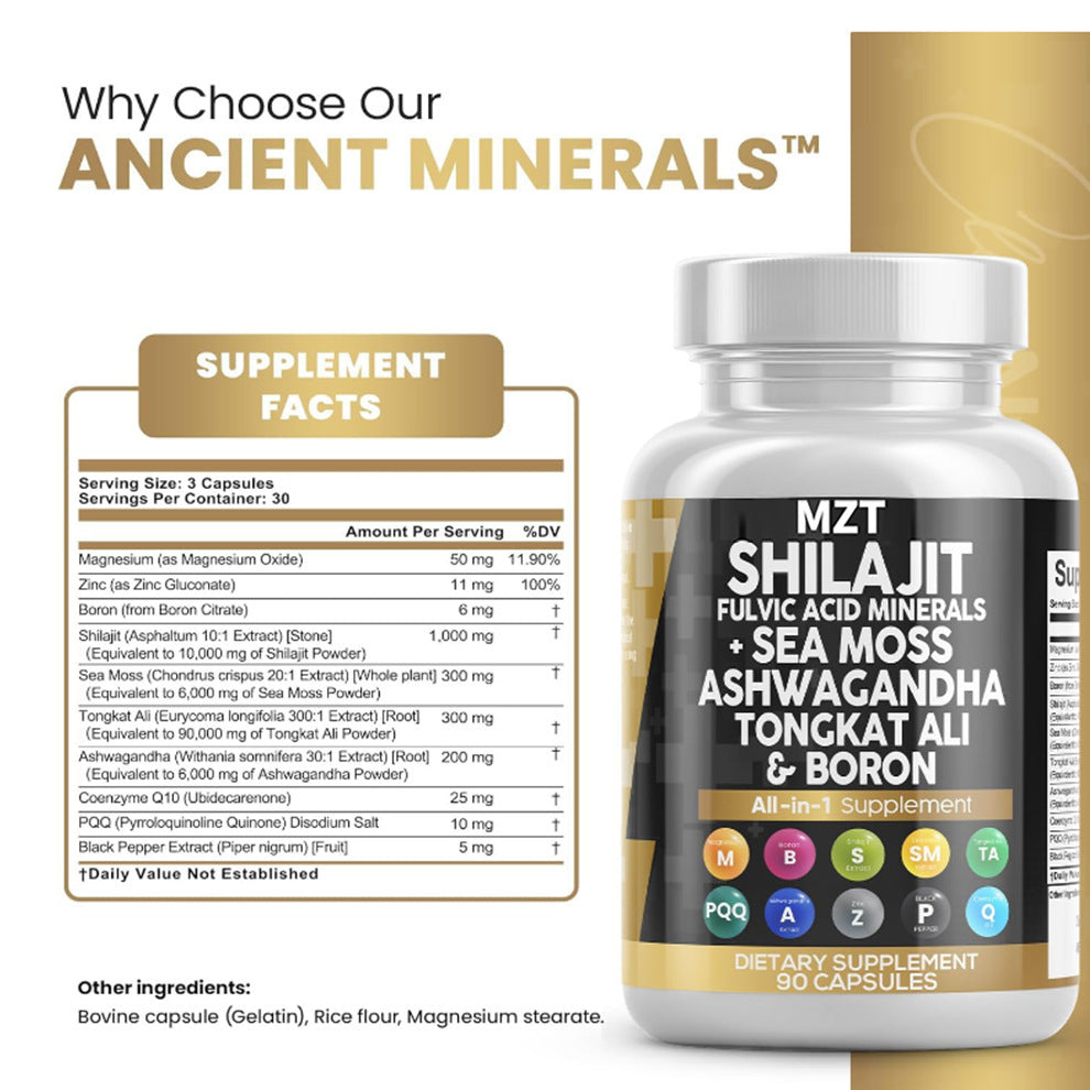 Shilajit Capsules | Natural Energy, Stamina & Wellness Support