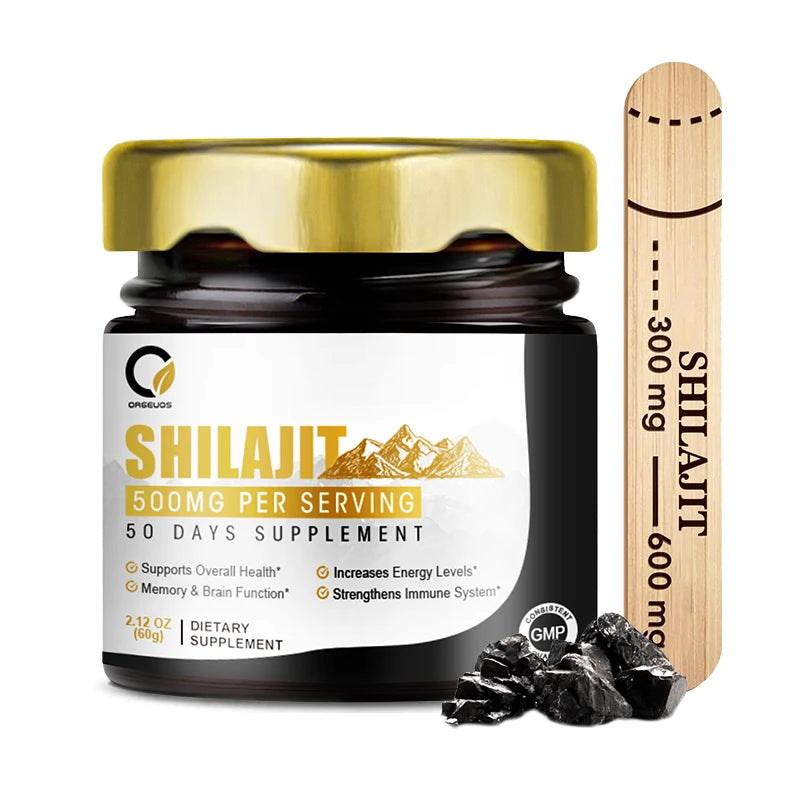 Premium Shilajit Resin – 85+ Trace Minerals & Fulvic Acid for Energy, Stamina & Vitality