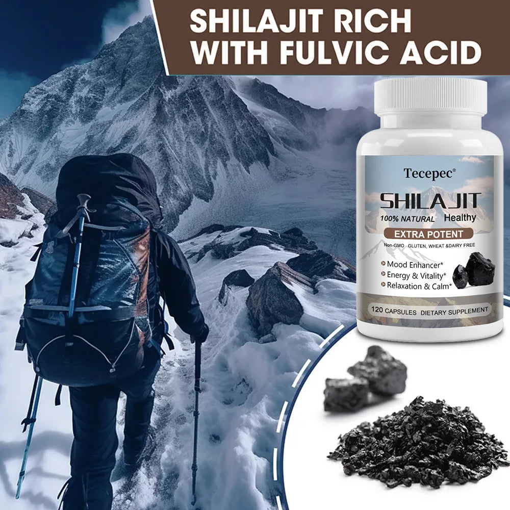 Shilajit Supplement - Energy, Digestion, Immunity & Endurance Boost