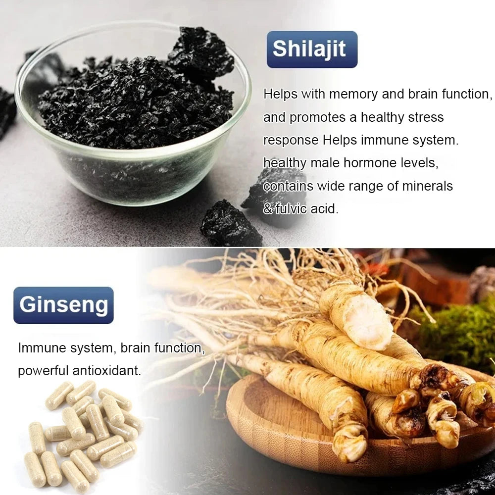 Shilajit Supplement - Energy, Digestion, Immunity & Endurance Boost