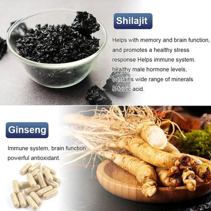 Shilajit Supplement - Energy, Digestion, Immunity & Endurance Boost