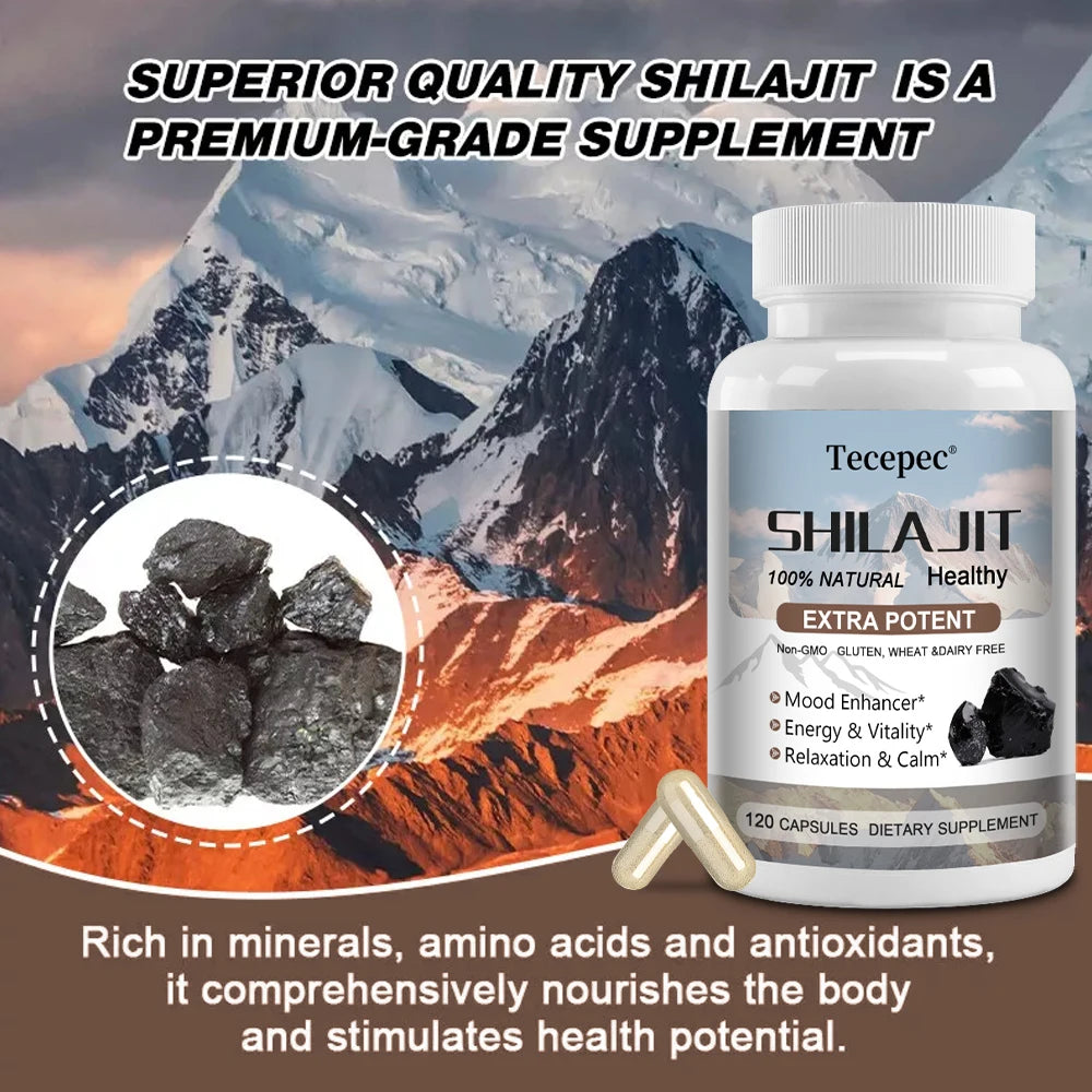 Shilajit Supplement - Energy, Digestion, Immunity & Endurance Boost