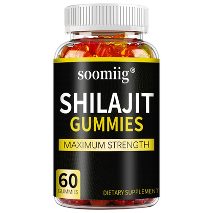 Shilajit Gummies - Boost Energy, Endurance, Muscle Recovery & Stress Relief