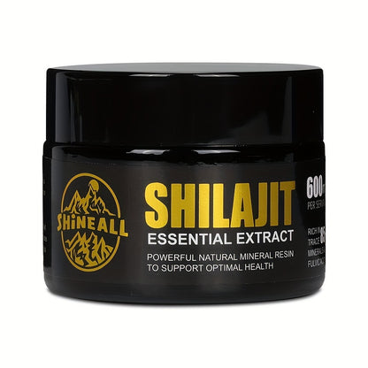 Premium Golden Grade Pure Shilajit Extract – 75%+ Fulvic Acid & 85+ Trace Minerals | Energy, Mental Clarity & Vitality Boost for Men & Women | 50g