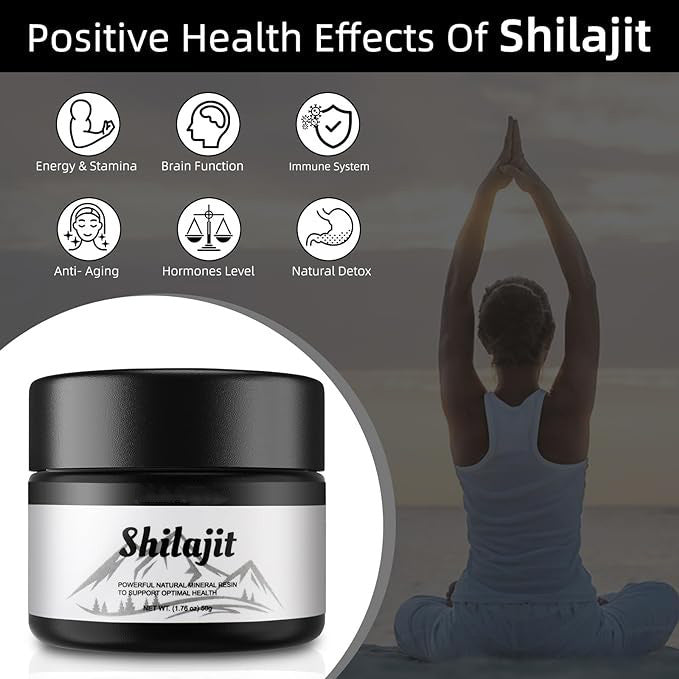 "Pure Himalayan Organic Shilajit Resin | Natural Energy & Wellness"